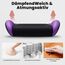 SUKIDA Gaming Stuhl, Ergonomischer Gaming-Stuhl mit Fußstütze, Racing Gaming Chair Kopfstütze Verstellbarer Computerstuhl Höhenverstellbar Lendenwirbelstütze für Homeoffice und Gaming Lila