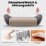 SUKIDA Gaming Stuhl, Ergonomischer Gaming-Stuhl mit Fußstütze, Racing Gaming Chair Kopfstütze Verstellbarer Computerstuhl Höhenverstellbar Lendenwirbelstütze für Homeoffice und Gaming Beige