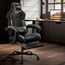 SUKIDA Gaming Stuhl, Ergonomischer Gaming-Stuhl mit Fußstütze, Racing Gaming Chair Kopfstütze Verstellbarer Computerstuhl Höhenverstellbar Lendenwirbelstütze für Homeoffice und Gaming Gray
