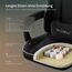 WOLTU Gaming Stuhl Stoff mit Bequemlichkeit Federunterlage, Kühl im Sommer, Gamer Chair Sessel Hohe Belastbarkeit ergonomischer mit Kopfkissen, Lendenkissen, Fußstütze, Netzstoff, Schwarz