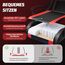 DoChair Gaming Stuhl Ergonomischer mit Fußstütze Kopfstütze und Lordosenstütz Höhenverstellbar Gepolstert Gamingstuhl Verstellbarer und Drehbarer PC-Stuhl