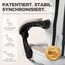 Dowinx Gaming Stuhl Stoff, Verstellbarer Gaming Chair mit Fußstütze, Ergonomischer PC Stuhl Gamer Stuhl Bürostuhl 150 kg belastbarkeit, Beige