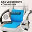 Dowinx Gaming Stuhl Stoff, Verstellbarer Gaming Chair mit Fußstütze, Ergonomischer PC Stuhl Gamer Stuhl Bürostuhl 150 kg belastbarkeit, Beige