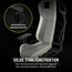 Corsair T3 RUSH Fabric (2023) Gaming Sessel - Inspiriert vom Automobilsport - Bezug aus weichem Stoff - Abnehmbares Nackenkissen und Lendenwirbelstütze aus Memory-Schaum - Grau und Weiß