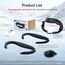 AMVR Face Cover Pad Facial Interface kompatibel mit Meta/Oculus Quest 3 Zubehör, mit weichem PU Face Cushion Pad Replacement und Ice Silk Cotton. Nicht kompatibel mit Meta Quest 3S