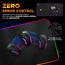 Gimars Upgrade Gaming Mauspad RGB, 15W Kabelloser Schnellladung, 800x300x5mm, Mousepad XXL mit 10 Farben LED-Licht, Groß LED Mouse Pad Gaming Zubehör mit Glatter Oberfläche, Rutschfester Gummifuß