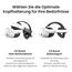 KIWI design K4 Boost Komfort Head Strap mit Akku Kompatibel mit Meta Quest 3/Quest 3S
