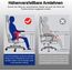 Homimaster Gaming Stuhl, Bürostuhl Ergonomisch mit verstellbare Lendenkissen, Kopfkissen und Armlehnen,Gaming Chair Gepolstert,Gamer Stuhl Wippfunktion,Gaming Stuhl 150 kg Belastbarkeit, Lila