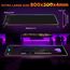 Gimars Upgrade Gaming Mauspad RGB, 15W Kabelloser Schnellladung, 800x300x5mm, Mousepad XXL mit 10 Farben LED-Licht, Groß LED Mouse Pad Gaming Zubehör mit Glatter Oberfläche, Rutschfester Gummifuß