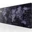 KTRIO XXL Gaming Mauspad 800x400mm, Großes Mousepad verbessert Präzision und Geschwindigkeit Gummiunterseite, Schreibtischunterlage für Gamer & Büro, Weltkarte schwarz