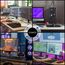 Gomin Mauspad - 28 x 20 cm (5er Pack) Gaming Mauspad rutschfest – Vernähte Kanten - verbessert Geschwindigkeit und Präzision, Schreibtischunterlage ideal für PC, Laptop und Büro - Mousepad schwarz