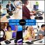 Gomin Mauspad mit Handauflage, Ergonomisches Tastaturpad und Mousepad 2 in 1, Handgelenkauflage für Tastatur und Maus löst Handgelenkschmerzen, Memory Foam Handballenauflage für Büro und Home Office