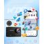 TIMNUT 4K 60FPS Action Cam, Unterwasserkamera mit 64G SD Karte 48MP HD WiFi Kamera mit EIS 40M Wasserdicht Actionkameras Weitwinkel Sportkamera mit 2 * 1350 mAh Akkus Helmhalterung Zubehör Kits