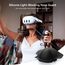 AMVR Face Cover Pad Facial Interface kompatibel mit Meta/Oculus Quest 3 Zubehör, mit weichem PU Face Cushion Pad Replacement und Ice Silk Cotton. Nicht kompatibel mit Meta Quest 3S (Packung mit 2)