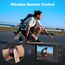 AKASO Action Cam,4K30FPS 20MP WiFi Unterwasserkamera EIS Stabilisierung 170° Weitwinkel Ultra HD Action Kamera mit 4X Zoom und 2x1050mAh Akkus-EK7000 Schwarz