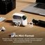 Insta360 GO 3S 128 GB - Tragbare 4K Mini-Kamera, Freihand-POVs, Überall anbringbar, Stabilisierung, 140 min Akku, 10 m wasserdicht, KI-Bearbeitung, Apple Find My, Schwarz, für Vlogs, Reisen, Outdoor