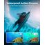 TIMNUT 4K 60FPS Action Cam, Unterwasserkamera mit 64G SD Karte 48MP HD WiFi Kamera mit EIS 40M Wasserdicht Actionkameras Weitwinkel Sportkamera mit 2 * 1350 mAh Akkus Helmhalterung Zubehör Kits