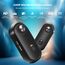 NinjaCam Action Cam 1080P WiFi, Bodycam Körperkamera Mini, 360° Action Kamera, Sportkamera Wasserdicht bis 30M, Multifunctional Accessories, Vlog Kamera, Helmkamera Motorrad, Schwarz