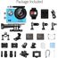 AKASO Action Cam EK7000 4K30FPS Action Kamera 170° Weitwinkel HD Unterwasserkamera 20MP WiFi wasserdichte Sport Kamera 2 Zoll LCD Bildschirm mit 2 Batterien (Blau)