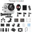 AKASO Action Cam EK7000 4K30FPS Action Kamera 170° Weitwinkel HD Unterwasserkamera 20MP WiFi wasserdichte Sport Kamera 2 Zoll LCD Bildschirm mit 2 Batterien (Silber)
