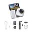 Insta360 GO Ultra Familien-Bundle Polarweiß- freihändige 4K Mini-Cam, leicht & mobil, top bei wenig Licht, überall anbringbar, FlowState-Stabilisierung, 200 Min Akku, 10 m wasserdicht, Fahrrad