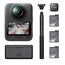 DJI Osmo 360 Vlog Combo, 360 Kamera ideal für Vlogger mit Mic Mini Sender, verlängerte Akkulaufzeit mit 3 Akkus, Action-Kamera mit 1-Zoll 360° Aufnahmen, Natives 8K 360° Video, 170° Sichtfeld