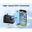 Camlance Action Cam Wasserdicht 4K60FPS mit 128GB Karte,131FT Unterwasserkamera 8X Zoom,WiFi Helmkamera 48MP, Stabilisierte Actionkameras mit Fernbedienung,2 * 1350 Batterien