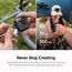 Insta360 GO Ultra Familien-Bundle Nachtschwarz- freihändige 4K Mini-Cam, leicht & mobil, top bei wenig Licht, überall anbringbar, FlowState-Stabilisierung, 200 Min Akku, 10 m wasserdicht, Fahrrad