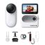 Insta360 GO 3S Wassersport-Bundle - Tragbare 4K Mini-Kamera, Freihand-POVs, Überall anbringbar, Stabilisierung, 140 min Akku, 10 m wasserdicht, KI-Bearbeitung, Schwarz, für Vlogs, Reisen, Outdoor