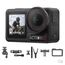 DJI Osmo Action 5 Pro Rennradsport Combo, Action-Cam4K, Videos mit Stabilisierung, 4 Std. verlängerte Akkulaufzeit, magnetischer Schnellverschluss, Fahrradkamera mit Fahrradsattelhalterung und mehr