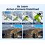 Camlance Action Cam Wasserdicht 4K60FPS mit 128GB Karte,131FT Unterwasserkamera 8X Zoom,WiFi Helmkamera 48MP, Stabilisierte Actionkameras mit Fernbedienung,2 * 1350 Batterien