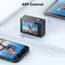 AKASO Action cam 4K wasserdicht Unterwasserkamera 40M - Ultra HD 20MP 170 ° Weitwinkel WiFi Sports Kamera Doppelbildschirm, EIS Stabilisierung, Touchscreen, 5X Zoom, Dual 1350mAh Akku&Montagesets