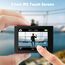 AKASO Action Cam 4K30FPS mit 128GB microSDXC Speicherkarte 20MP WiFi 40M Unterwasserkamera Wasserdicht Ultra HD Touchscreen Einstellbar Weitwinkel EIS Actioncam