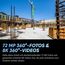 Insta360 X5 Baustellen-Bundle - 360°-Baustellen-Kamera, 8K 30 fps 360°-HDR-Videos, 72 MP Fotos, 11K Zeitraffer, unterstützt OpenSpace, Cupix, FARO Sphere XG, Reconstruct, Dalux, Evercam, Oculo