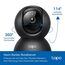 Tapo C201 360° WLAN-Überwachungskamera für Innenräume, 1080P, Nachtsicht, Bewegungserkennung, Zwei-Wege-Audio, kompatibel mit Alexa & Google Assistant, für Babys/Haustiere