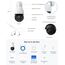 Reolink 4K 8MP UHD PTZ Outdoor Überwachungskamera PoE mit 5X 3D optischem Zoom, Auto-Tracking, Farbnachtsicht, smarte Personen-/Fahrzeug-/Tier-Erkennung, Zwei-Wege-Audio, 24/7 Aufzeichnung, RLC-823S1