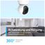 Tapo TP-Link C210P2 WLAN IP Kamera Überwachungskamera (Linsenschwenkung und Neigung, 3MP-Auflösung, 2-Wege-Audio, Nachtsicht zu 9m, bis zu 256 GB lokaler Speicher) Weiß/Schwarz, 2Stück