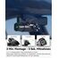VANTRUE N2X 2.7K+1080P Dashcam Auto Vorne Innen, STARVIS 2 Dual HDR Nachtsicht Dash Cam, 2.5K/60FPS Front, GPS, 5GHz WiFi, App & Sprachsteuerung, DSGVO konform, 24/7 Parkmodus, G Sensor, max. 1TB