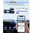 CIEVIE Dashcam Auto Vorne Hinten 4K+1080P, 5.8GHz WLAN Dashcam mit 170° Weitwinkel, Dashcam mit 64GB SD Karte, G-Sensor & 24h Parküberwachung, Mini Dashcam Auto mit Nachtsicht und 1,5″ Display