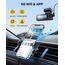 GKU Dashcam Auto Vorne Hinten, 4K/2,5K mit Touchscreen 3,18 Zoll, GPS 5G Wi-Fi Dash Cam, Dual Auto Kamera,64GB SD Karte,Parküberwachung,WDR,170° Weitwinkel,G-Sensor,Loop-Aufnahme,Max 256GB