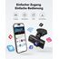 REDTIGER Dashcam Auto Vorne Hinten 4K/2,5K mit STARVIS 2, Dash Cam Auto Kamera 3,18" IPS-Bildschirm, kostenlose 128-GB-Karte,5.8GHz WiFi, GPS, 170°Weitwinkel WDR, Unterstützt 512 GB Max(F7NP)