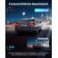 Dashcam Auto 4K+1080P SIGRILL Dashcam Auto Vorne Hinten, WiFi Dash Cam APP Steuerung, kostenlose 64-GB-Karte, Ultra Nachtsicht Daschcam, 24H Parkmodus, G-Sensor, Loop-Aufnahme, Max 256GB