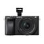 Sony Alpha 6400 APS-C Spiegellose Kamera mit 16-50mm Objektiv (Schneller 0,02s Autofokus mit Augenerkennung für Mensch und Tier, 4K-Filmaufnahmen und neigbares Display für Vlogging)