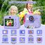 Sofortbildkamera Kinder Mit Selfie,kinderkamera 1080P HD Sofortdruck von Fotos,Geburtstagsgeschenk Weihnachten 5Geschenk Spielzeug ab 3 4 5 6 8 7 9 10 11 Jahre Mädchen Jungen (Rotgold)
