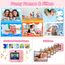 Sofortbildkamera Kinder Mit Selfie,kinderkamera 1080P HD Sofortdruck von Fotos,Geburtstagsgeschenk Weihnachten 5Geschenk Spielzeug ab 3 4 5 6 8 7 9 10 11 Jahre Mädchen Jungen (Rot)