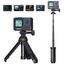 K&F Concept Selfie-Stick-Stativ, tragbar, Vlog-Griff, Action-Kamera-Selfie-Stick für GoPro Hero 13/12/11/10/9/8/Max, DJI Osmo Action 5/4/3/2/1 (schwarz)