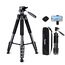 Rollei Compact Traveler Star S4, 188cm Kamera Stativ Leicht Kompakt aus Aluminium Fotostativ mit Kugelkopf für DSLR Dreibeinstativ für Smartphone mit Handyhalterung, Kamerastativ-Camera-Tripod