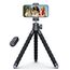 Mini Handy Stativ für Smartphone, Flexibler 360° Drehbarer Tripod mit Fernauslöser, Tragbarer Kamera Ständer Handy-Foto & Videokits Kompatibel mit iPhone, Galaxy