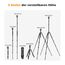 K&F CONCEPT Kamerastativ,184cm Handy Kamera-Stativ, Leichtes Tripod mit Handyhalterung und Fernauslöser, Tragbares Fotostativ für Kamera und Smartphone, Aluminium Stativ mit 2 Schnellwechselplatten