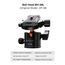 K&F Concept Kamera Stativ, Tripod mit 360°Kugelkopf, Tragbares Stativ für Canon Nikon Sony und andere DSLR Kameras, Aluminium Fotostativ Einbeinstativ K255A4+BH-28L